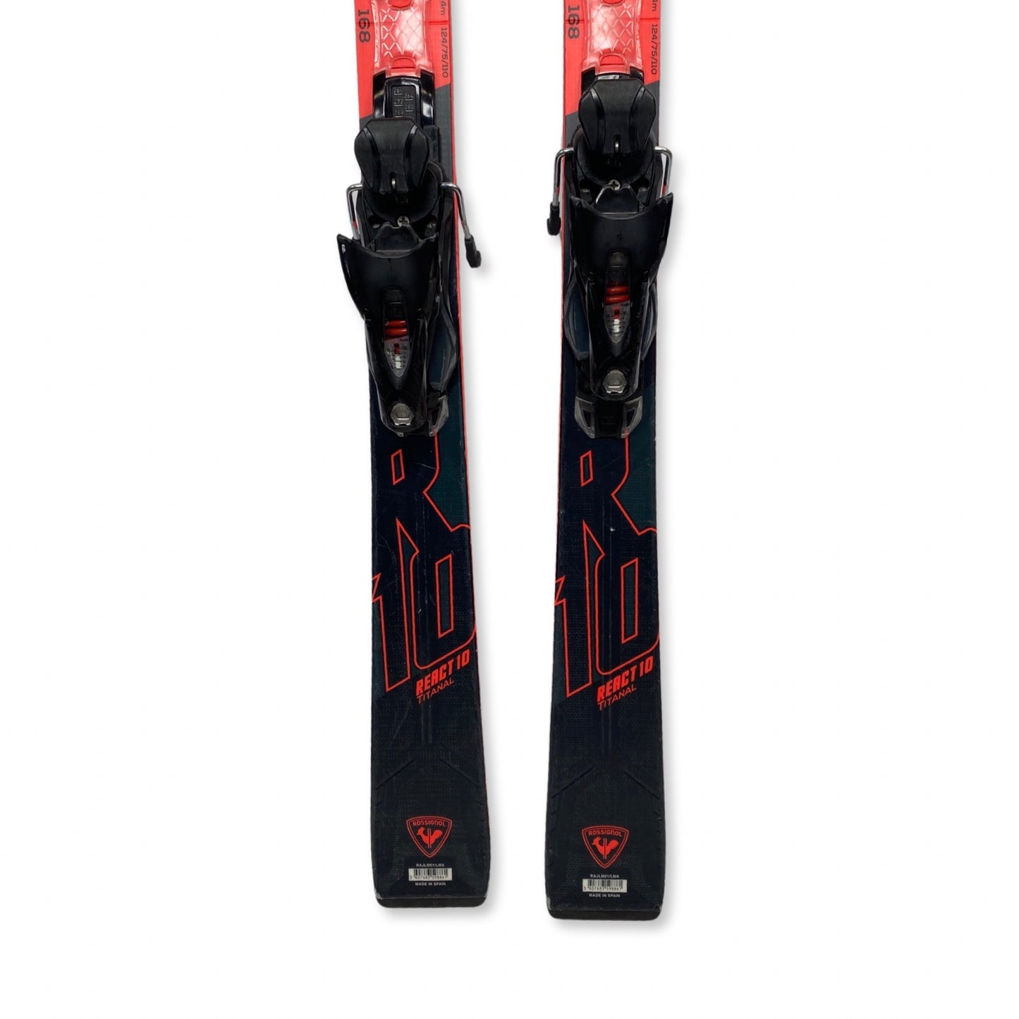 Rossignol React 10 TI Skis w/ SPX 12 GW Bindings, 168cm