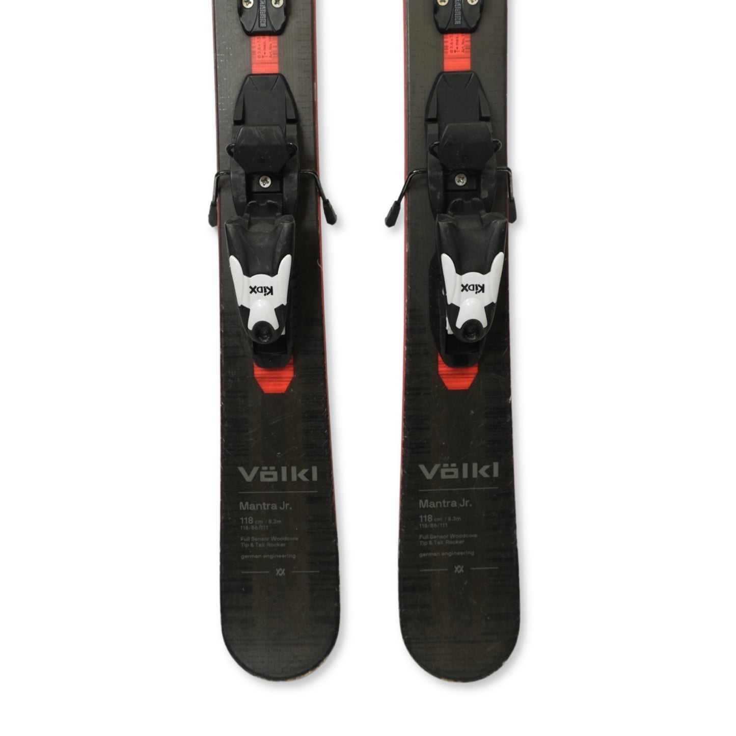 Völkl Mantra Jr w/ Look KiDX bindings, 118cm